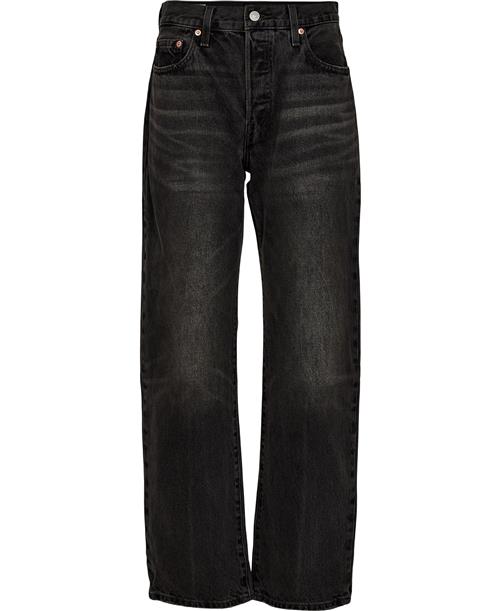 Levi's 501 90S Stitch School Kvinde Sort Flared Jeans Str W30 / L30 - hos Magasin