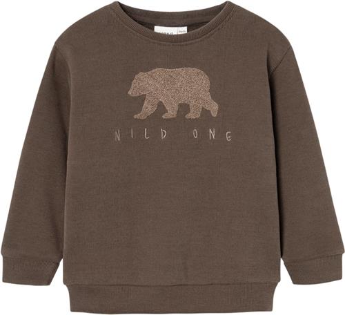 Se Name It Nmmobear Nreg Sweat UNB Str 92 - Bracken Sweatshirts Bomuld hos Magasin ved Magasin