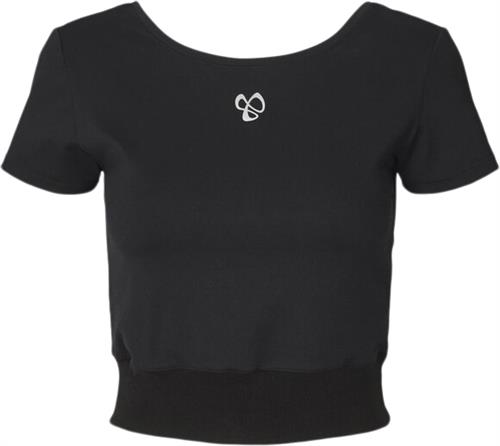 Carite Ribbed Waist Crop Tshirt XS - Trænings T-shirts Nylon hos Magasin