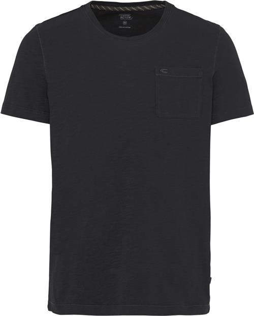 Camel Active NOS Tshirt Mand Asphalt Kortærmede T-shirts Str L - Bomuld hos Magasin