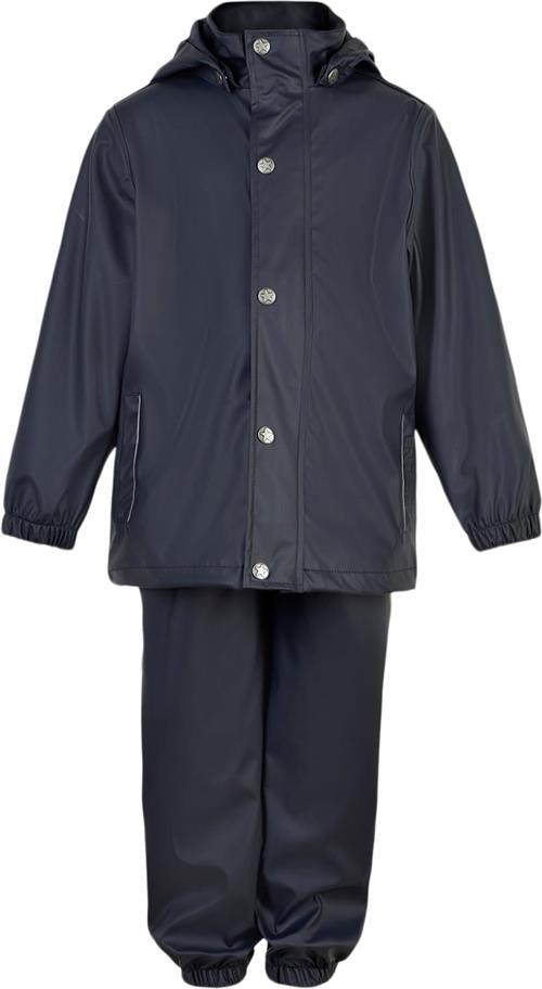 Se En Fant Rainwear Set Solid Str 140 - Blue Night Regntøj hos Magasin ved Magasin