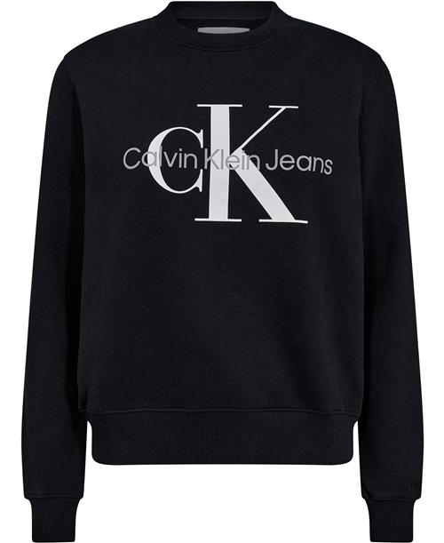 Calvin Klein Sweatshirt With Monologo Kvinde Beh Sweatshirts Str XS - Bomuld hos Magasin