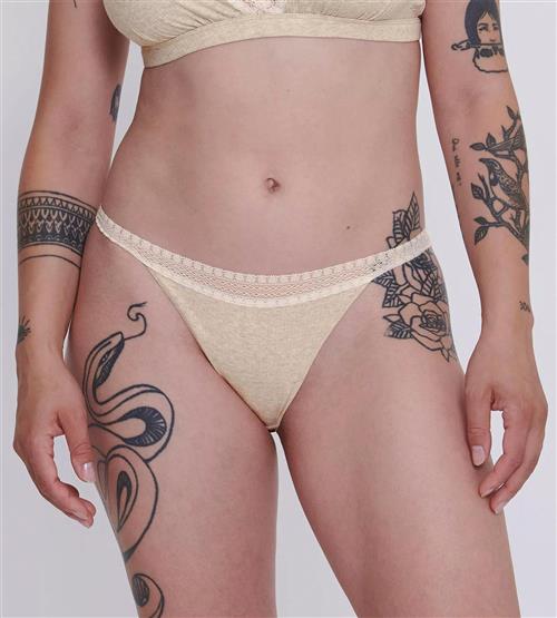 Se Sloggi Sloggi GO Ribbed R Tanga C2P Brazilian Str XL - Bomuld hos Magasin ved Magasin