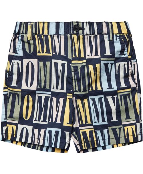 Tommy Hilfiger Tommy AOP Shorts Str 3 år / 98 cm - Desert Sky Shorts & Bloomers Bomuld hos Magasin