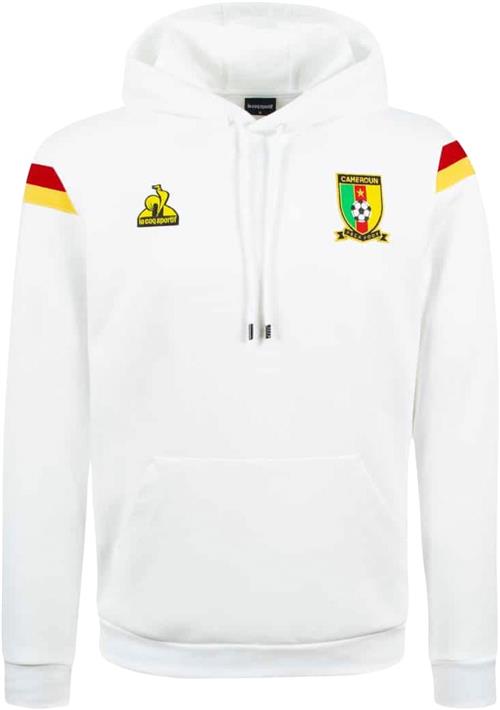 Se Le Coq Sportif Cameroun Presentation Hoody M Mand White Hoodies Str L - Bomuld hos Magasin ved Magasin