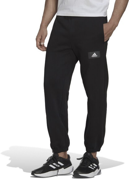 Se adidas Essentials Feelvivid Cotton Fleece aight Leg Joggingbukser M - Træningsbukser Bomuld hos Magasin ved Magasin