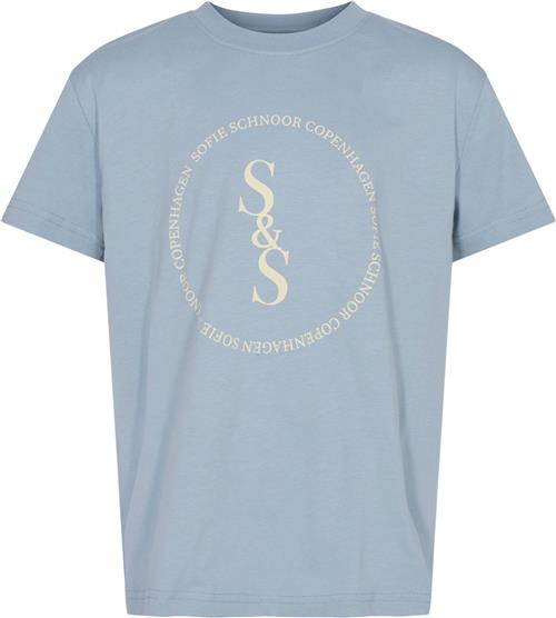 Se Sofie Schnoor Tshirt Str 6 år / 116 cm - Light Blue Kortærmede T-shirts hos Magasin ved Magasin