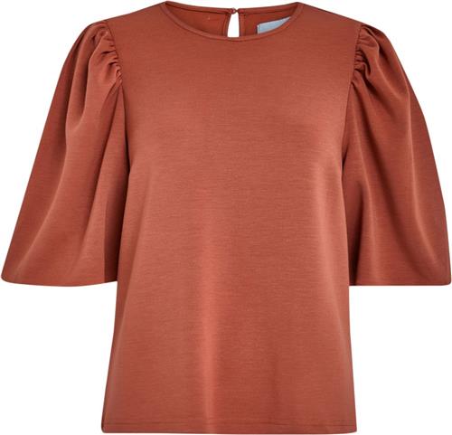 Se Minus Mstaelyn Modal Blouse Kvinde Summer Fig Kortærmede Bluser Str XXL - hos Magasin ved Magasin