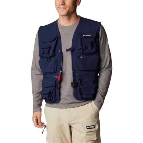 Columbia Field Creek BIG Horn Vest Mand Collegiate Navy Veste Str S - Nylon hos Magasin