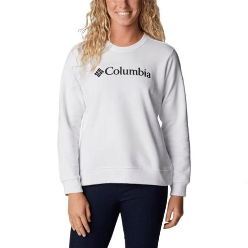 Se Columbia Logo Sweatshirt Kvinde White Sweatshirts Str L - Bomuld hos Magasin ved Magasin