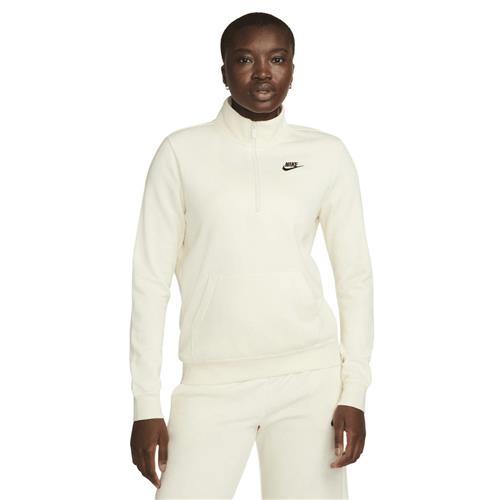 Se Nike Nike Sportswear Club Fleece WO Kvinde Coconut Milk/black Sweatshirts Str XL - Bomuld hos Magasin ved Magasin