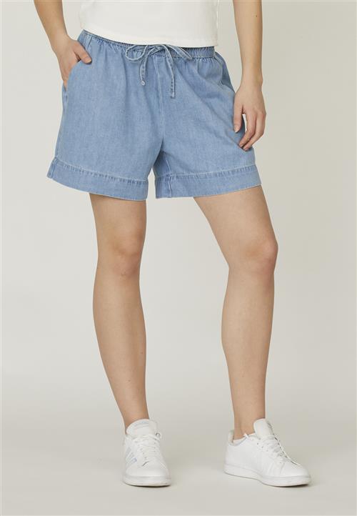 Se SisterS Point N.Osasho Kvinde L. Blue Wash Casual Shorts Str L - Denim hos Magasin ved Magasin