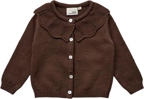 Se Sofie Schnoor Cardigan Str 2 år / 92 cm - Chocolate Brown Cardigans hos Magasin ved Magasin