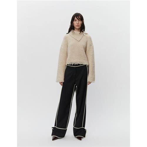 DAY Birger et Mikkelsen Gillian Luxe Boucle Kvinde Vanilla Ice Sweaters Str L - hos Magasin