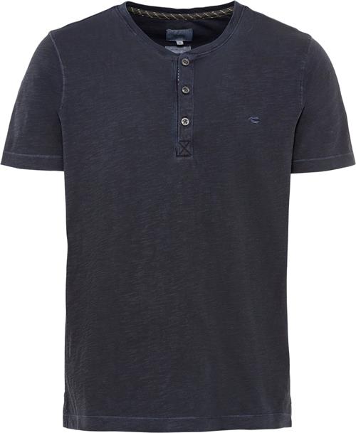 Se Camel Active NOS Henley Mand Night Blue Kortærmede T-shirts Str XL - Bomuld hos Magasin ved Magasin