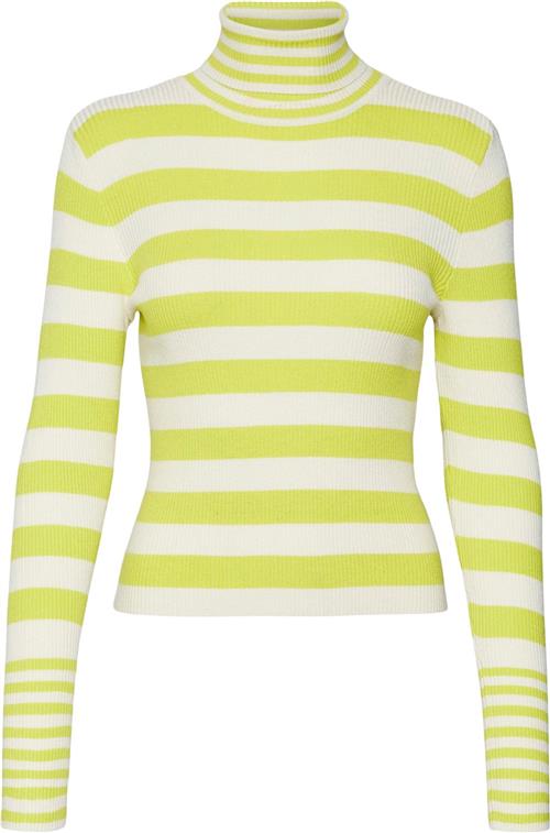 Se Vero Moda Vmmaxine LS Rollneck Pullover BOO Kvinde Birch/w. Sulphur Spring Rullekraver Str M - hos Magasin ved Magasin