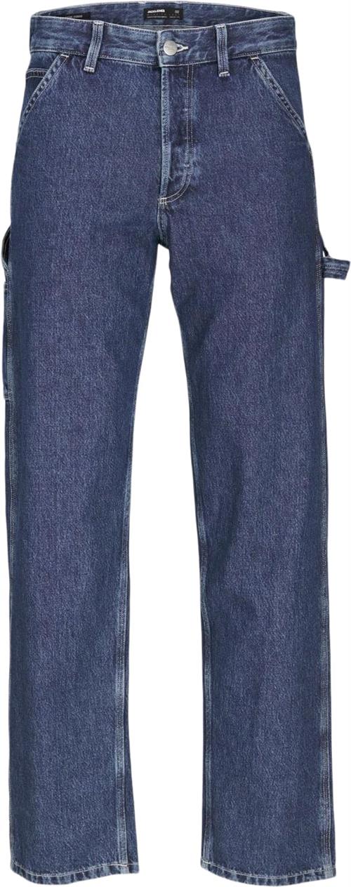 Jack & Jones Jjieddie Jjcarpenter SBD 316 SN Mand Blue Denim Jeans Str "32/""30" - hos Magasin