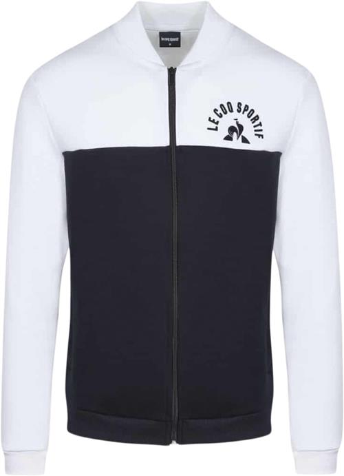 Se Le Coq Sportif Saison 2 FZ Sweat N°1 M SKY CA Mand White Sweatshirts Str XL - Bomuld hos Magasin ved Magasin