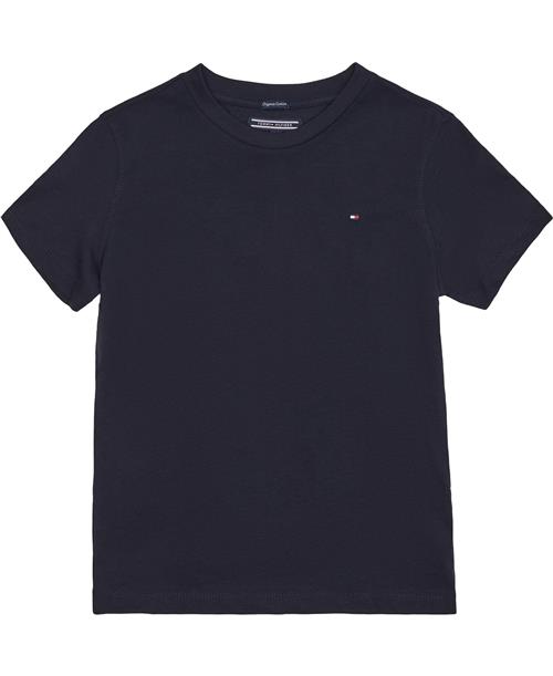 Tommy Hilfiger Tshirt Str 6 år / 116 cm - Blå Kortærmede T-shirts Bomuld hos Magasin