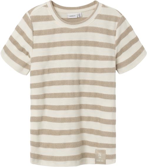 Name It Nkmdunster SS TOP Str 122/128 - Jet Stream/pure Cashmere Kortærmede T-shirts hos Magasin