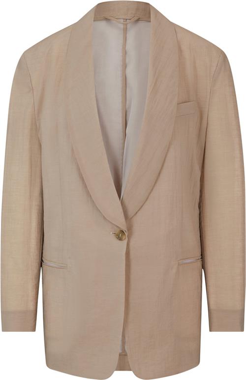 BOSS Jigago2 Kvinde Open Beige Blazere Str 38 - hos Magasin