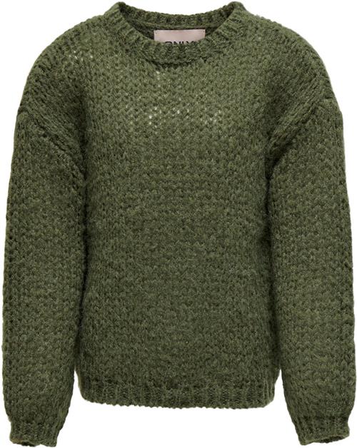 ONLY Kognewnordic Life LS Oneck KNT Str 134/140 - Winter Moss Strik hos Magasin