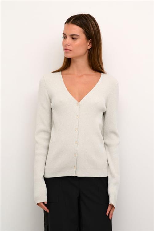 Se Karen by Simonsen Opeyakb Cardigan Kvinde Egret Cardigans Str XS - hos Magasin ved Magasin