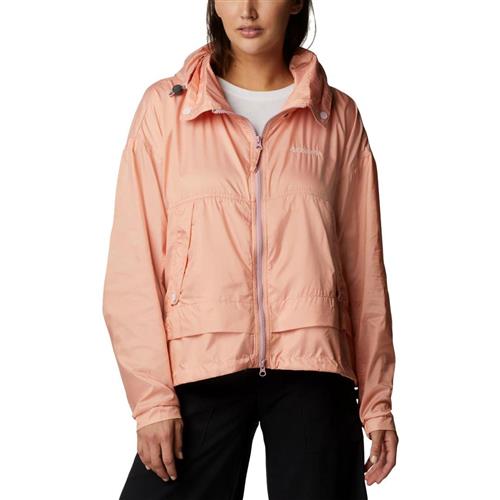 Columbia Paracutie Windbreaker Kvinde Pink Dawn Overgangsjakker Str XS - Nylon hos Magasin