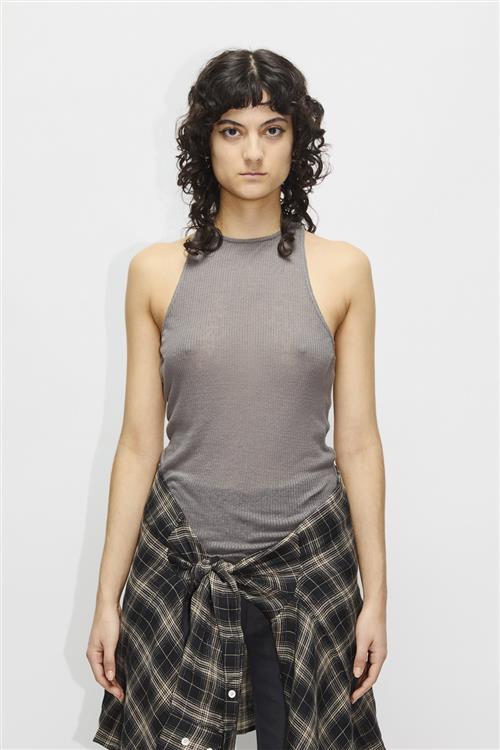 Se Hope Today Tank TOP Kvinde Granite Grey Tanktoppe Str 34 - hos Magasin ved Magasin