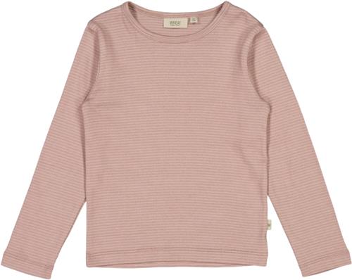 Se Wheat Langærmet Tshirt Nor Str 110 / 5 år - Lilac Stripe Langærmede T-shirts Bomuld hos Magasin ved Magasin