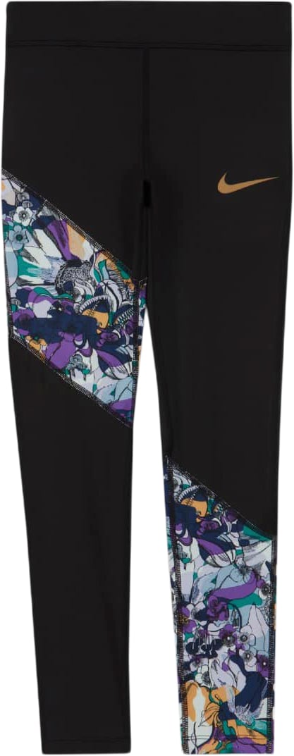 Nike Nike ONE BIG Kids' (Girls') TR Str 158-170 / XL - Black Leggings Polyester hos Magasin