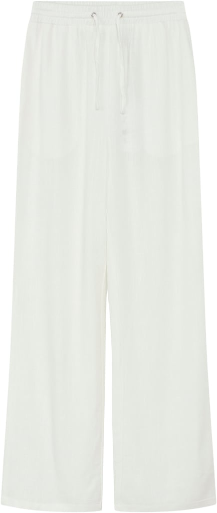 Grunt Camille Linen Pants Str S/10Y - White Bukser hos Magasin