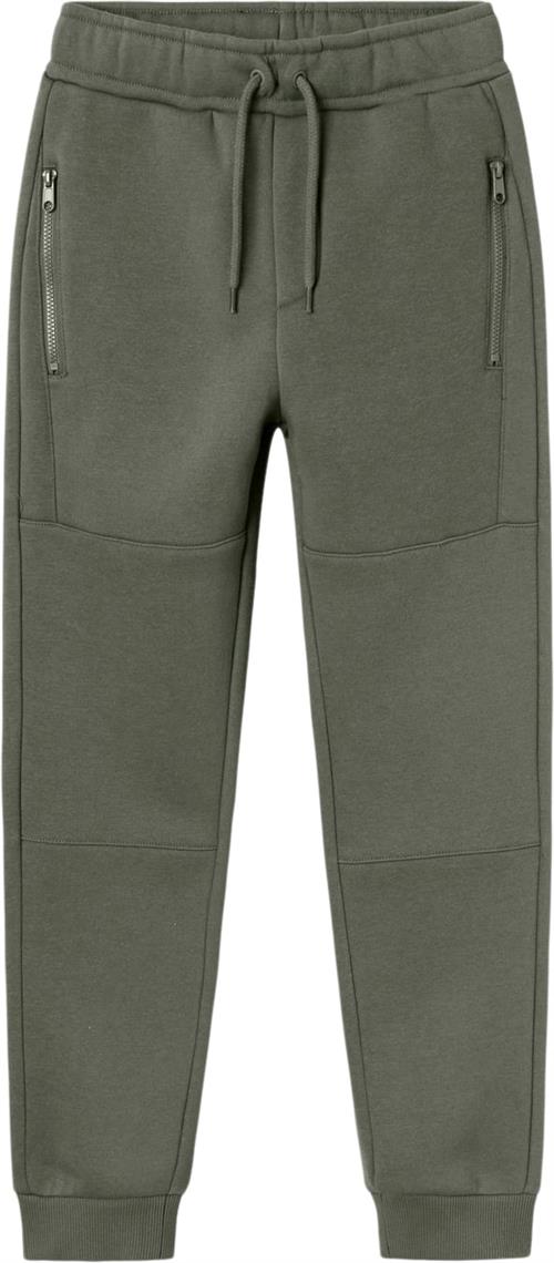 Se Name It Nkmnaskab Nreg Sweat Pant BRU Str 152 - Tea Leaf Bukser hos Magasin ved Magasin