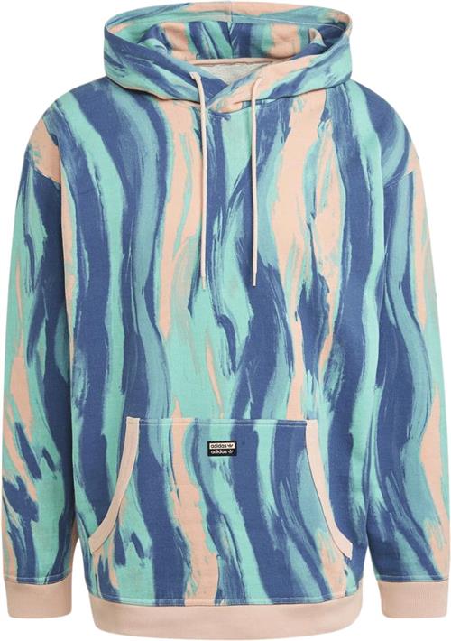 adidas R.Y.V. Allover Print Hættetrøje Mand Pink Hoodies Str M - Bomuld hos Magasin