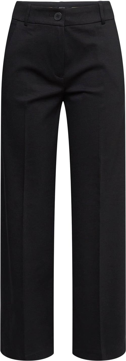 Esprit Jersey Pant Kvinde Black Bukser Med Lige Ben Str 40/32 - hos Magasin