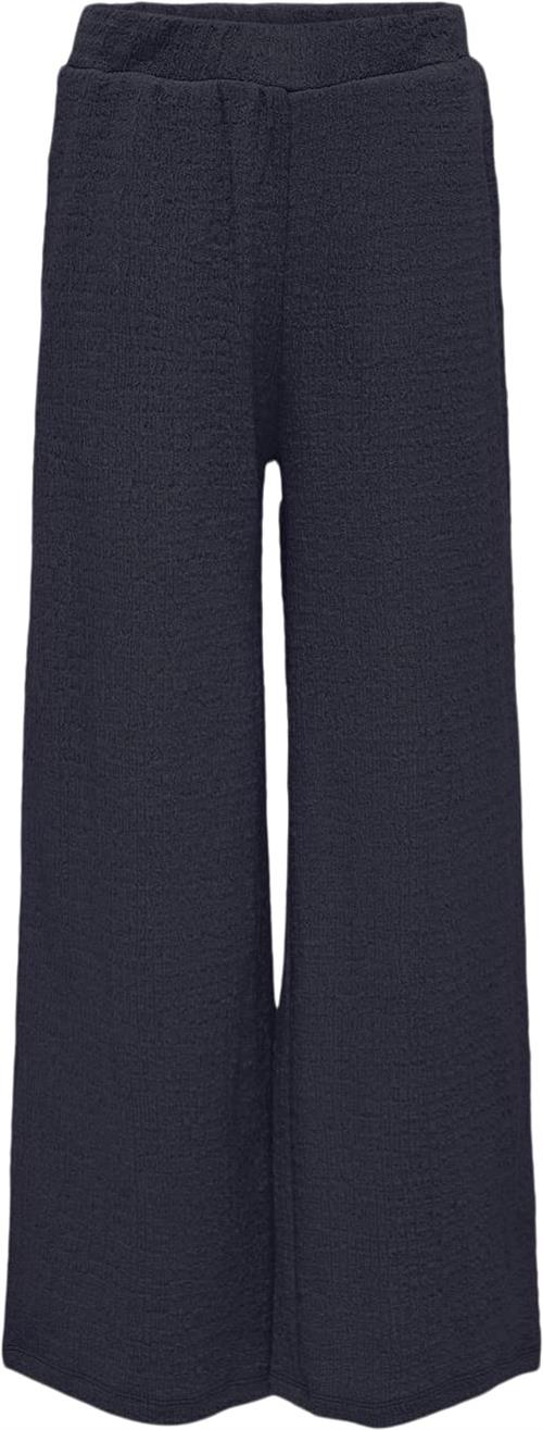 Se ONLY Kogemma Structure Wide Pant FF JRS Str 152 - Blå Bukser hos Magasin ved Magasin