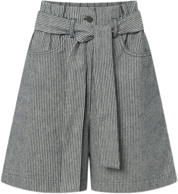 Nué Notes Andreas Shorts Kvinde Hickory Navy Stripe Bermudashorts Str 40 - hos Magasin