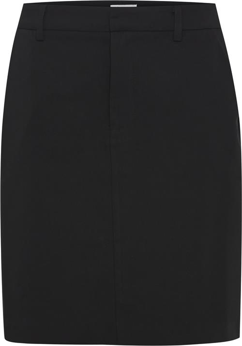 PULZ Jeans Pzbindy HW Skirt Kvinde Black Beauty Korte Nederdele Str 42 - hos Magasin