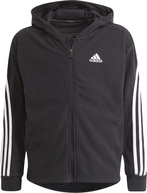 adidas Future Icons Primegreen Polar Fleece 3ipes Hættetrøje 140 - Sweatshirts & Hættetrøjer Polyester hos Magasin