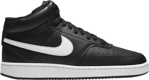 Nike Court Vision Mid Sneakers Kvinde Sort Sneakers Str 38.5 - Læder hos Magasin