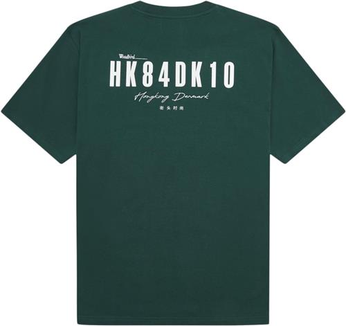 Woodbird Wbbaine 8410 Tee Mand Sports Green Kortærmede T-shirts Str S - hos Magasin