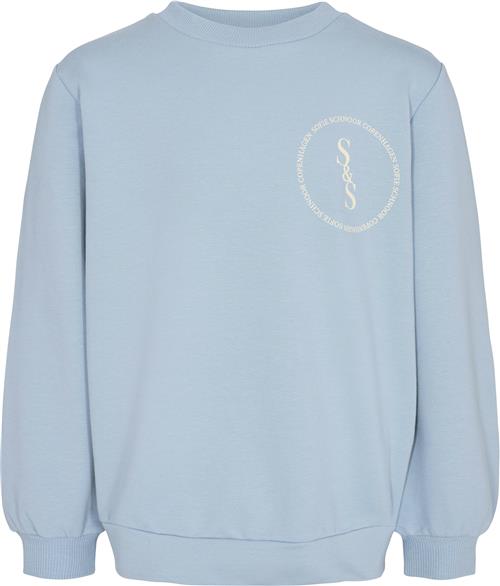 Sofie Schnoor Sweatshirt Str 10 år / 140 cm - Light Blue Sweatshirts hos Magasin