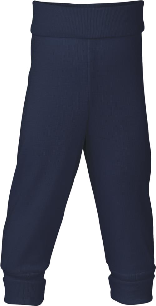 Engel Natur Babypants, Long, With Waistband, Gots - Navy-blue - 50/56 Str 62-68 - Navy Bukser Silke hos Magasin