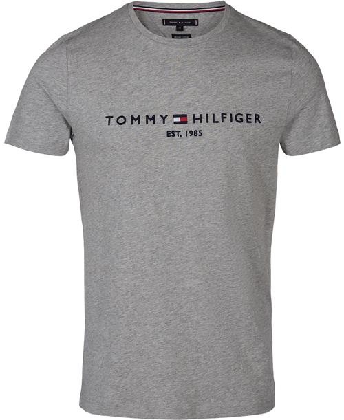 Tommy Hilfiger Core Tommy Logo TEE Mand Lilla Kortærmede T-shirts Str XXL - Bomuld hos Magasin