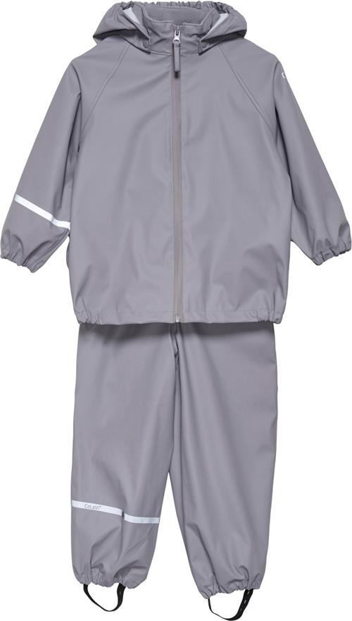 CeLaVi Basic Rainwear set PU Str 80 - Gull Regntøj hos Magasin