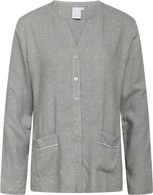 CCDK Jenny Shirt Kvinde Grey Melange Langærmede Skjorter Str XS - hos Magasin