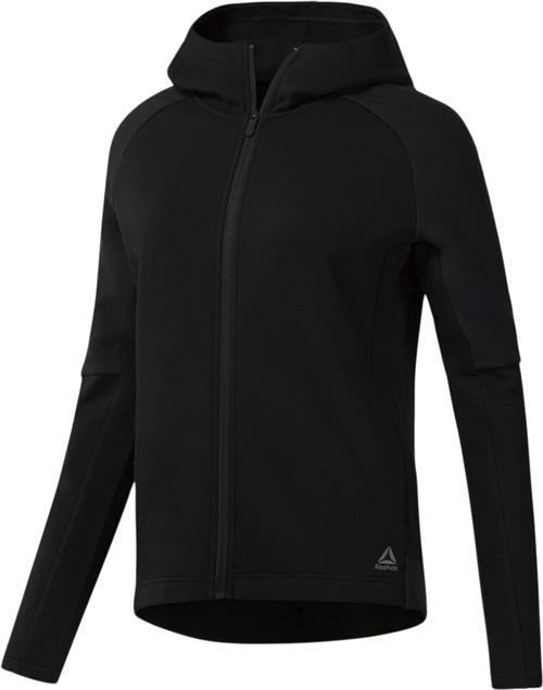 Reebok Quik Cotten Full Zip Hoody XS - Hættetrøjer & Sweatshirts Bomuld hos Magasin