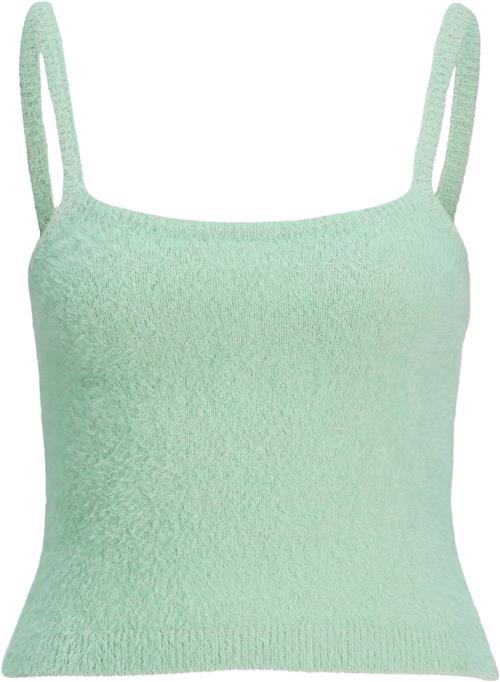 Se JJXX Jxolivia TOP Knit Kvinde Grayed Jade Toppe Str S - hos Magasin ved Magasin