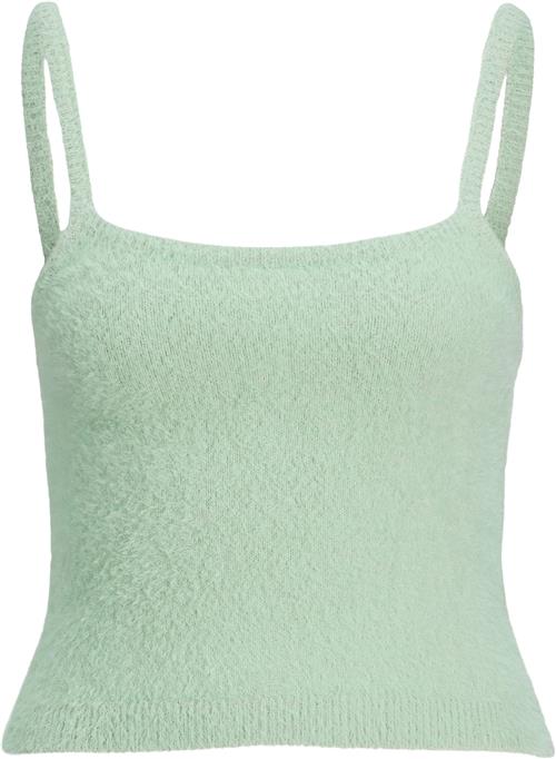 Se JJXX Jxolivia TOP Knit Kvinde Grayed Jade Toppe Str M - hos Magasin ved Magasin