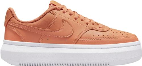 Se Nike Court Vision Alta Leather Sneakers Kvinde Orange Sneakers Str 38 - Læder hos Magasin ved Magasin